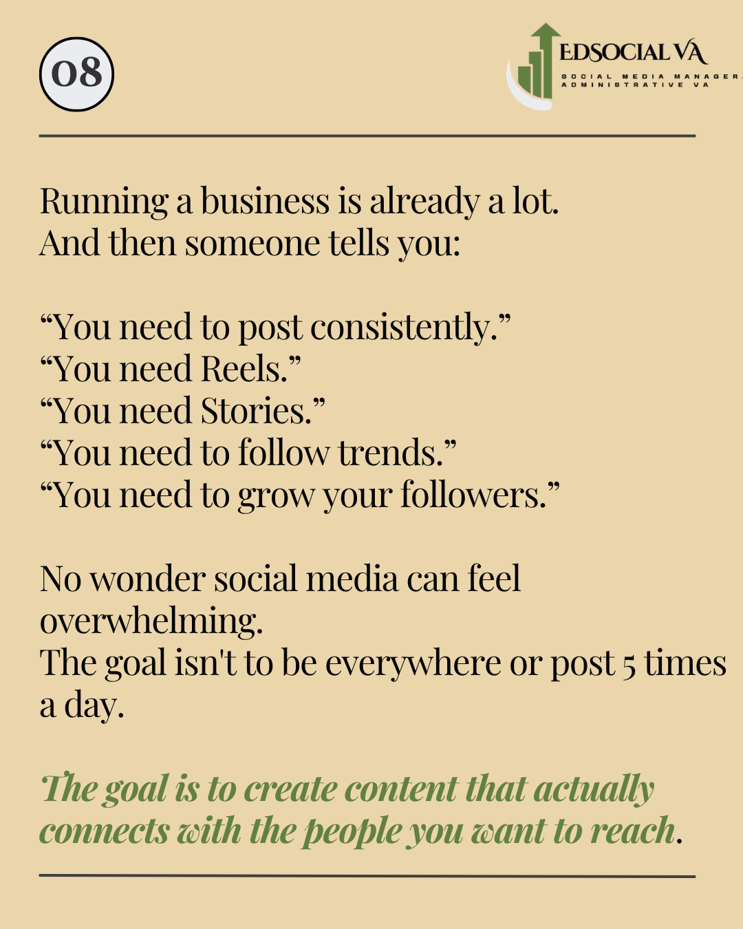 Carousel slide 9 of 10 from a sample Instagram content series